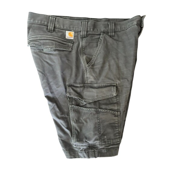 Carhartt Men’s Rugged Fit Cargo Shorts Set Relaxed Fit Size 34 - Picture 3 of 12